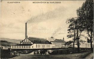 1909 Dvory, Meierhöfen bei Karlsbad (Karlovy Vary); Glasfabrik / glass factory (EK)