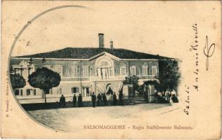 1900 Salsomaggiore Terme, Regio Stabilimento Balneare / spa, bath. G. Vercelli N. 614. (fl)