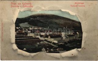 1907 Kalinovik, Militärlager / Vojenské kasárny / military barracks (Rb)