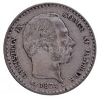 Dánia 1874CS 10ö Ag "IX. Keresztély" T:2 Denmark 1874CS 10 Ore Ag "Christian IX" C:XF Krause KM#795.1