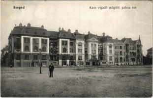 Szeged, Kass Vigadó mögötti palota sor, Bétsch és Dékány, Hajós Ferenc és Koncz Antal üzlete