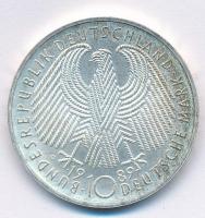 NSZK 1989G 10M Ag "40 éves az NSZK" T:1- patina FRG 1989G 10 Mark Ag "40 Year - Germa...