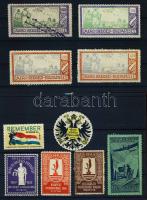 1925-1936 10db klf levélzáró