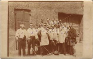 1924 Mensur / academic fencing team, sport, Studentica. photo (fl)