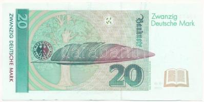 Németország 1991. 20M T:II,II- szép papír
Germany 1991. 20 Mark C:XF,VF nice paper