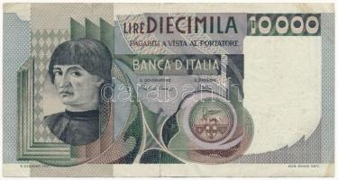 Olaszország 1982. 10.000L T:III beszakadás Italy 1982. 10.000 Lire C:F tear