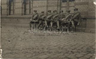 1910 German military, group of soldiers. photo (EB)