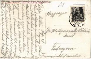 1943 Budapest XI. Gellérthegyi sziklatemplom, villamosok, automobilok. photo (EB)