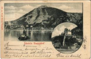 1905 Hortobágy, délibáb, gulya, magyar folklór. Pongrácz Géza kiadása. Kiss Ferenc fényképe után (EB)