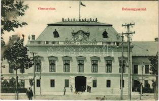 1910 Balassagyarmat, Vármegyeháza. Wertheimer Zsigmond kiadása (EB)