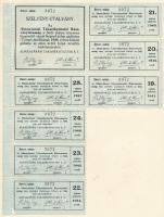 Bácsalmás 1926. "Almás-Járási Takarékpénztár Részvénytársaság" részvénye 20P-ről, szárazpe...