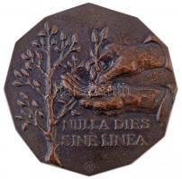 Renner Kálmán (1927-1994) DN "Prof. Dr. Bálint György / NULLA DIES SINE LINEA" kétoldalas,...