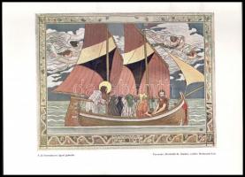 cca 1905-15 A gödöllői szövőiskola, az orsz. m. kir. iparművészeti iskola tanműhelyének képes árjegy...