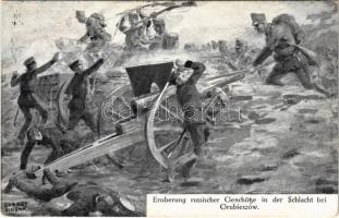 1914 Eroberung russischer Geschütze in der Schlacht bei Grubieszów. K.u.K. Militär / WWI Austro-Hungarian military, capture of the Russian cannons near Hrubieszow s: Robert Wosak