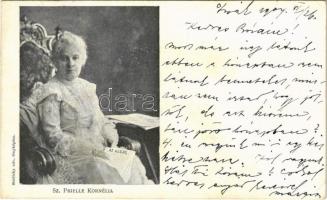 1904 Sz. Prielle Kornélia, magyar színésznő, a Nemzeti Színház első örökös tagja / Hungarian actress (EK)