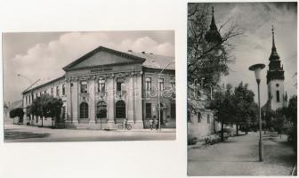 Nagykőrös. Képzőművészeti Alap Kiadóvállalat - 6 db modern képeslap (leánykollégium, Református nagy...