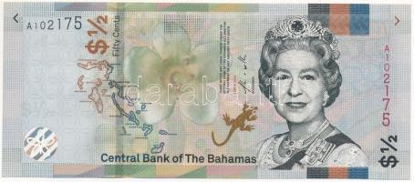 Bahamák 2019. 1/2$ T:I Bahamas 2019. 1/2 Dollar C:UNC Krause P#77a