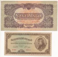 Vegyes Pengő bankjegytétel (5xklf) T:II-,III