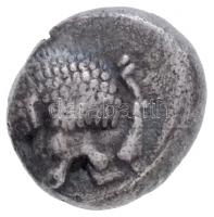 Ókori Görögország / Ionia / Miletos ~Kr. e. 478-390. Obolus Ag (1,09g) T:2 Ancient Greece / Ionia / Miletos ~478-390 BC Obol Ag Forepart of lion right, head left / Stellate pattern within incuse square (1,09g) C:XF