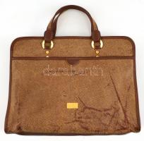 Samsonite műbőr táska, jó állapotban, 42×34 cm