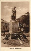 1930 Kiskőrös, Hősök szobra, emlékmű. Szabolcs Testvérek kiadása (EK)