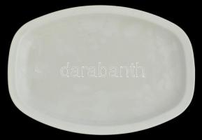 Zsolnay porcelán tál, jelzett, kopásnyomokkal, 32×23 cm