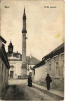 1915 Eger, Török mecset, utca. Répás Béla kiadása (Rb)