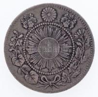 Japán 1870. 10s Ag "Meidzsi" T:2,2- kis ph. 
Japan 1870. 10 Sen Ag "Meiji" C:XF...