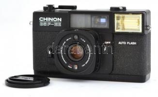 Chinon 35F-EE fényképezőgép Chinopex 1:2,8 38mm objektívvel