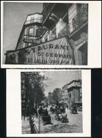 André Kertész 4 db fotójának másolata, Egry Landau Ady halotti portréjának másolata 18x14 cm