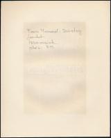 Frans Masereel (1889-1972): Szövetség. Fametszet, papír, jelzett a fametszeten, 11×13 cm