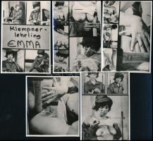 cca 1970 10 db NDK-s pornó fotók, 11,5x8,5 cm