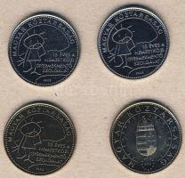 2004-2005. 50Ft "Nemzetközi Gyermekmentő Szolgálat" (3x) + "EU tagság" (1x) T:BU,2