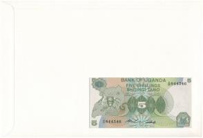 Uganda 1982. 5Sh felbélyegzett borítékban, bélyegzéssel T:I Uganda 1982. 5 Schilling in envelope wit...