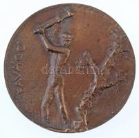 Nagy István János (1938-) 1975. "József Attila születésének 70. évfordulójára / Favágó" ké...