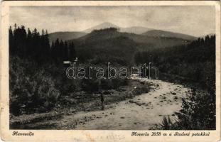 1944 Havasalja, Tibava; Hoverla a Studeni patakkal / mountain, creek (Rb)