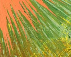 Czibor Ildikó (1969- ): Chemtrail. Olaj, farost, jelzett, 30x40 cm