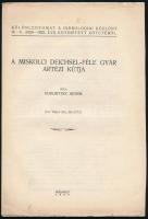 1927 Bp., A miskolci Deichsel-féle gyár artézi kútja, 2 db különlenyomat
