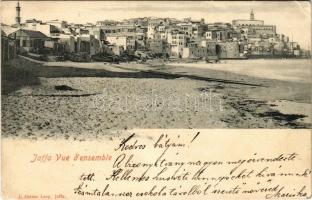 1902 Jaffa (Tel Aviv), Vue / general view, seashore. J. Abram Levy (EK)