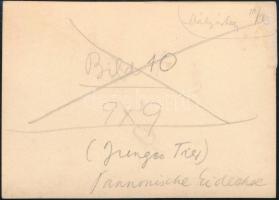 cca 1930 Kinszki Imre (1901-1945) budapesti fotóművész hagyatékából, jelzés nélküli, de a szerző ált...