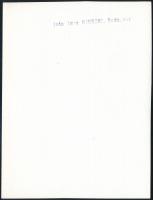 cca 1934 Kinszki Imre (1901-1945) budapesti fotóművész hagyatékából, pecséttel jelzett vintage fotó ...