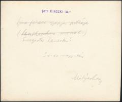 cca 1933 Kinszki Imre (1901-1945) budapesti fotóművész hagyatékából, pecséttel jelzett és a szerző á...