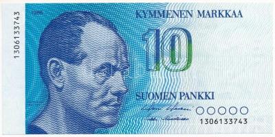 Finnország 1986. 10M T:I Finland 1986. 10 Markkaa C:UNC Krause 113.a
