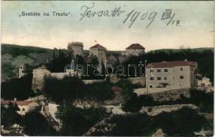 1909 Fiume, Rijeka; Schloss Tersatto / castle (Rb)