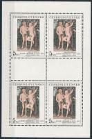 Művészet kisív sor (Mi 2890, 2892 ujjlenyomat, Mi 2891 betapadás) Art minisheet set (Mi 2890, 2892 f...