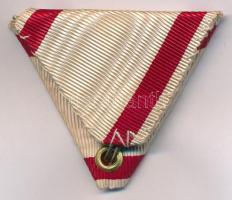 1908. "Katonai Jubileumi Kereszt" eredeti mellszalagja jó állapotban
Hungary 1908. "...