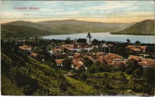 1912 Visegrád, látkép, templom (kissé ázott sarok / slightly wet corner)