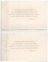 2000. 2000Ft "Millenium" (2x) eredeti, bontatlan díszcsomagolásban közeli sorszámok "...