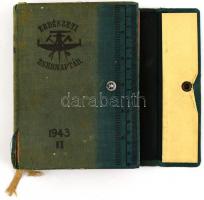 Erdészeti zsebnaptár az 1943. évre. II. Szerk.: Dr. Ing. Mihályi Zoltán. XXIX. évf. Bp., 1943, Orszá...