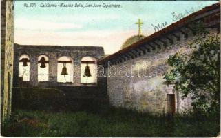 San Juan Capistrano (California), mission bells (worn corners)